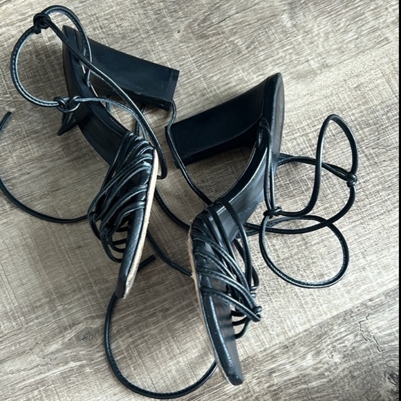 AEYDE 95MM DAISY LEATHER strappy SANDALS size 38 - Picture 7 of 11